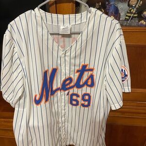 New York Mets MLB Baseball ‘69 World Champs XL Jersey NWOT